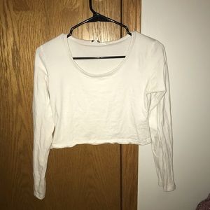 Long-sleeve Crop Top